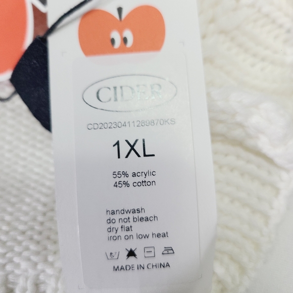 Cider Strawberry Crochet Knitted Short Sleeve Top Curve NWT Size XL - Picture 8 of 8